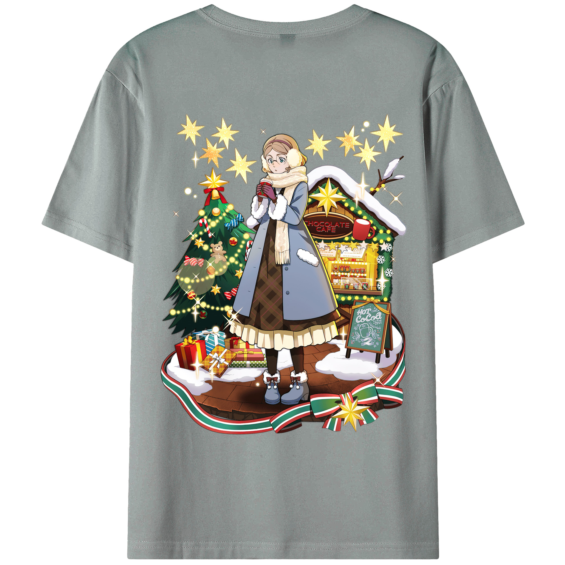（画像用） 文豪ストレイドッグス Bungo Stray Dogs 綿100％ メンズ半袖Tシャツ（バックプリント） 通気性